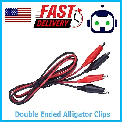 $2.99 • Buy New 2FT Alligator Probe Test Lead Clip To Probe Cable For Multimeter