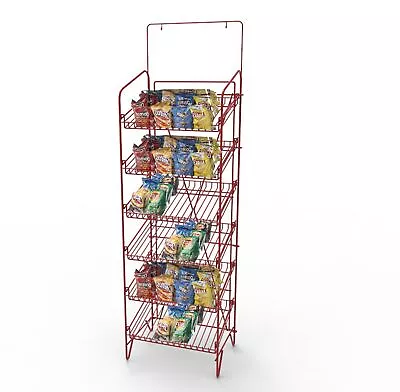 Metal Wire Rack Stand Display Multi-tier For Boxes T-Shirtes Newspapers 12117 • $64.10