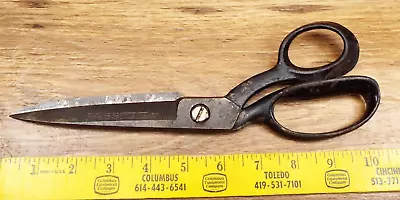 Vintage WISS Inlaid Sewing Scissors Shears No. 20W 10 1/2-inch HEAVY DUTY USA • $19.95