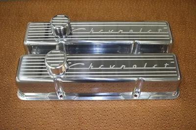  Vintage Chevrolet Script Chevy Small Block Tall Or Stock Height Valve Covers • $339.99