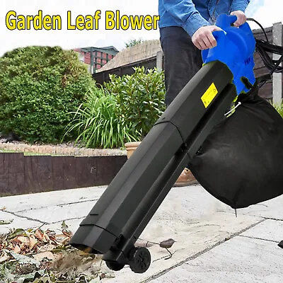 Heavy Duty 3500w Electric Garden Leaf Grass Hedge Blower Hoover Vacuum Vac New • £30.20