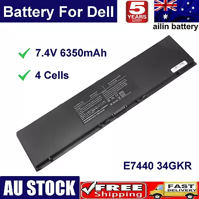 Battery For Dell Latitude 14 7000 E7440 E7420 E7450 451-BBFY 3RNFD 34GKR Laptop • $39.99