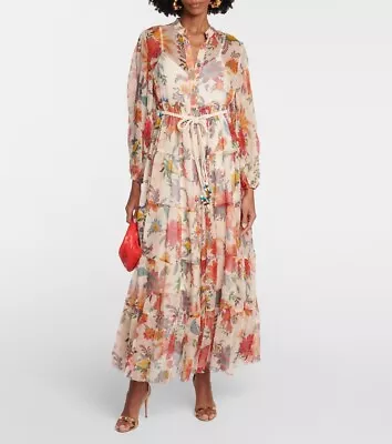 Zimmerman Ginger Tiered Midi Dress • $720