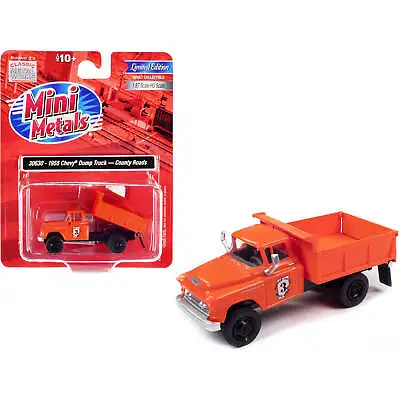 Classic Metal Works 1/87 (HO) Scale Model Dump Truck 1955 Chevrolet Orange • $31.52