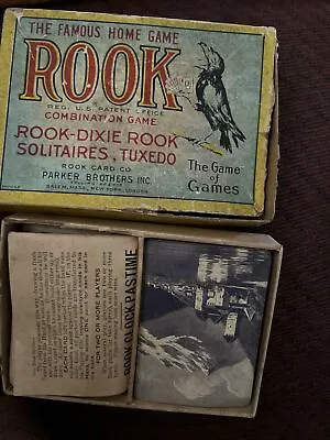 1931 Rook A Famous Group Of Original Copyrighted Games Parker Brothers Inc B • $20