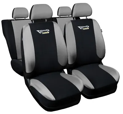 $62.83 • Buy Full Set Car Seat Covers Fit Suzuki Grand Vitara Black/silver Seat Cover