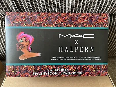 MAC X HALPERN LIMITED EDITION STYLE EYECON  - JEWEL SMOKE Set Of 6 Pieces • £49.99