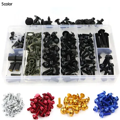 $36.78 • Buy Complete Fairing Bolts Fasteners Kit Fit For Yamaha YZF R6 R1 R6S R25 R3 R125 