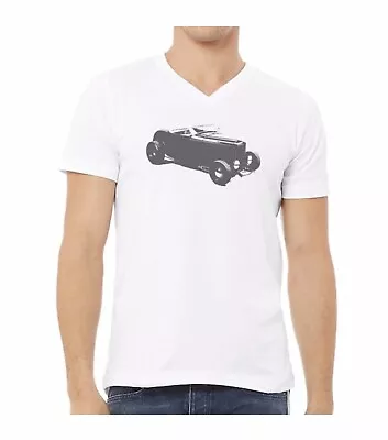 $20.95 • Buy 1932 Ford Roadster Deuce Hot Rod V-Neck T-Shirt For Men And Women