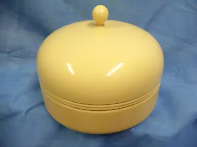 Vintage Ivory Pyralin Powder Makeup Container-Cream Color • $9.99