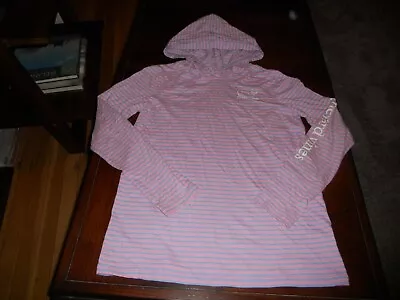 Vineyard Vines Girls Shirt Size L Large 14 MINT Cond Top Hood • $12