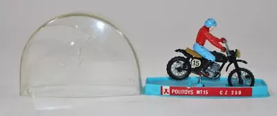 Vintage Politoys MT15 CZ250 Motocross Motorcycle Toy 1970s Made In Italy • $47.20