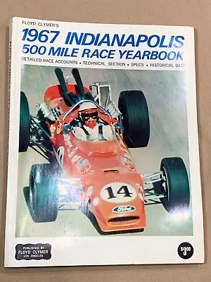 1967 Indy 500 Floyd Clymer's Indianapolis 500 Mile Yearbook • $75