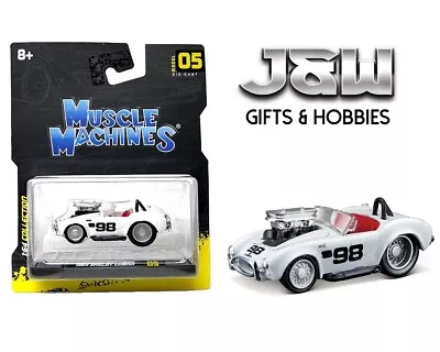 Muscle Machines Shelby Cobra White #98 1964 1/64 • $2.99