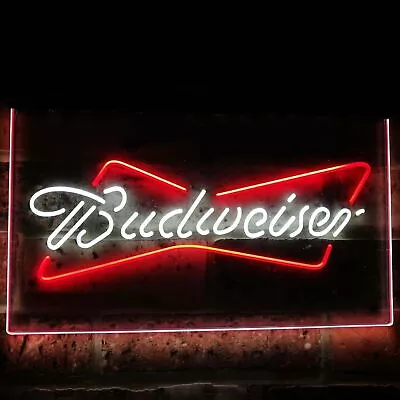 Budweiser Beer Bud Led Neon Light Up Sign Bar Pub Club Man Cave Decor Crafts • $86.17