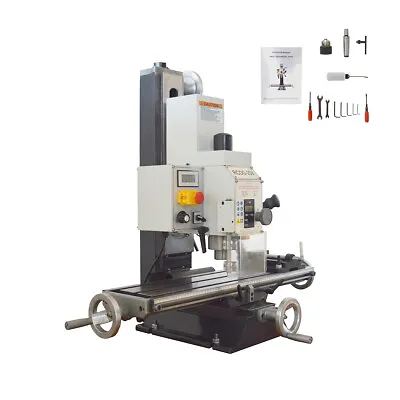 Multi-function Mill/Drill Machine Brushless Motor 110V 1100W Spindle Taper R8 • $1897.04