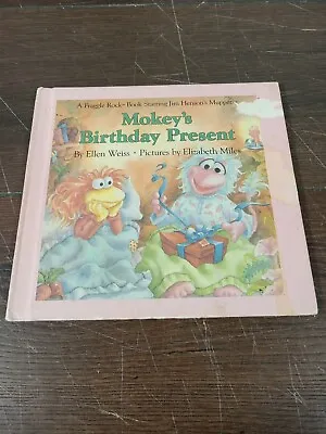 Vintage 1985 Mokey's Birthday Present Hardcover Fraggle Rock • $3.19