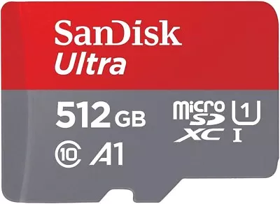 SanDisk 512GB Ultra MicroSDXC UHS-I Memory Card - 150MB/s C10 A1 • $29.99