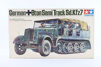 Tamiya 1/35 Scale German 8 Ton Semi-Track Sd.kfz7 MOTORIZED NEW • $94.99