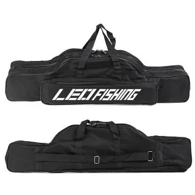 $29.57 • Buy 80CM Waterproof Oxford Fishing Rod Reel Bag Case Fishing Tackle Gear Storage Bag