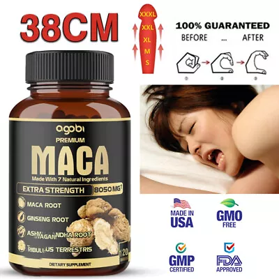 Agobi Maca Capsules - Men's Health Muscle Health Male Testosterone Booster • $10.14