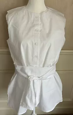 LA GARCONNE Women's Nehera Poplin Shirt Size 38 NWT • $95