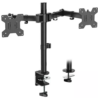 Dual Monitor Desk Mount Monitor Stand For 2 Monitors Up To 27inch Dual Moni... • $36.17