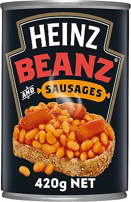 3X Heinz Canned Baked Beans And Sausages 420g-Au • $15.49