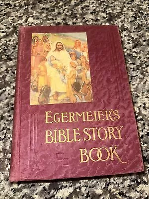 Vintage Egermeier’s Bible Story Book Elsie E. Egermeier Warner Press 1939 • $9