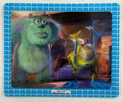 PROMO CARD: DISNEY MONSTERS INC 4x3 LENTICULAR  MONSTROPOLIS  Card From NABISCO • $8