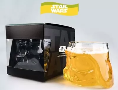 Official Star Wars Darth Vader Glass Mug / Cup - Beer Water Beverage Drink NEW • £14.99