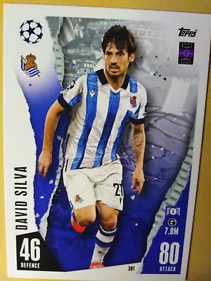 MATCH ATTAX 2023/24 23/24 David Silva #301 • £0.99