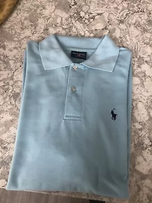 Ralph Lauren Polo Sport Mens Polo Shirt Size XXL Blue With Navy Horse • £10