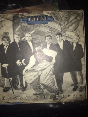 £3 • Buy MADNESS BAGGY TROUSERS (2) (13) 2 Track 7  Single Picture Sleeve STIFF RECORDS