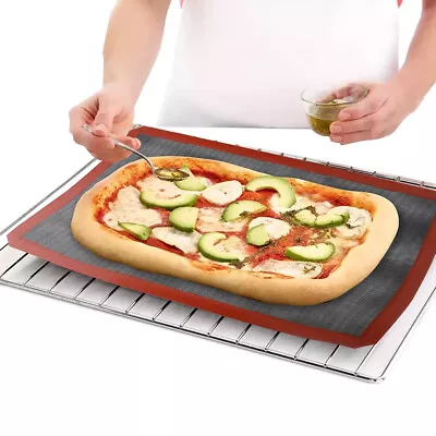 1pcs Large Silicone Baking Mat Heat Resistant Oven Sheet Macaron Cake Cookie Mat • $6.28