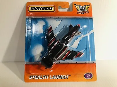 Vintage Matchbox 2011 Skybusters Missions Stealth Launch Bnib • $13.95