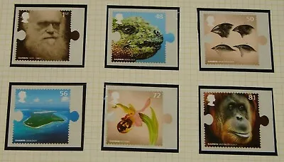 (#689)  Great Britain 2009 - Charles Darwin Bicentenary. Stamps Set MNH • £3.99