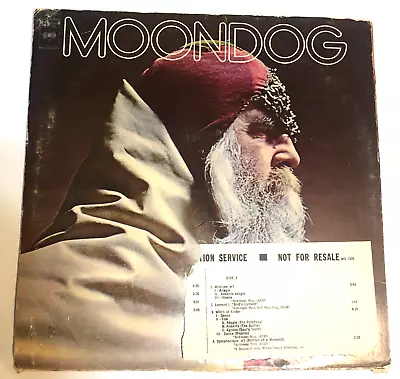 Moondog   Self Titled S/t Lp Gatefold Promo • $9.99