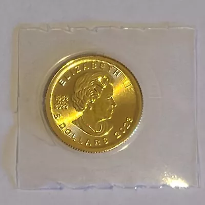 2023 Canada Gold Maple Leaf 1/10 Oz   $5 Coin - MINT SEALED • $275