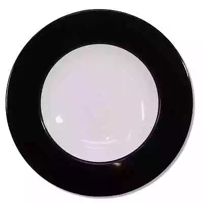 Villeroy & Boch Wonderful World Black Large Rim Soup Bowl 9 1/2  Germany • $15