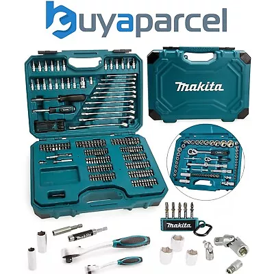 Makita 227 Piece General Maintenance Kit Spanner Screwdriver Socket Set Mechanic • £109.99