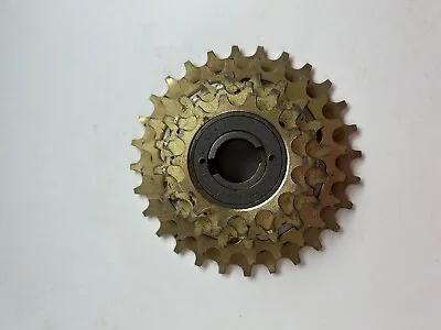 Vintage Pro Compe Freewheel 28 Tooth 5 Speed 4 Prong Gold 28t 14t 5s • $29.99
