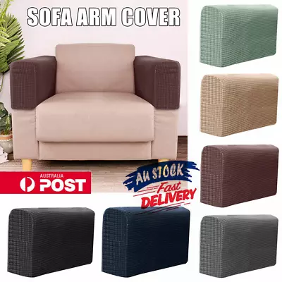 $9.99 • Buy 2PCS Removable Armrest Covers Furniture Stretchy Chair Sofa Couch Arm Protectors