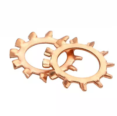 £3.71 • Buy Brass External Serrated Tooth Shakeproof Lock Washers Gasket M3 M4 M5 M6 M8 M10
