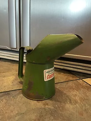 Vintage Oil Can Jug Pourer Halfords • £25