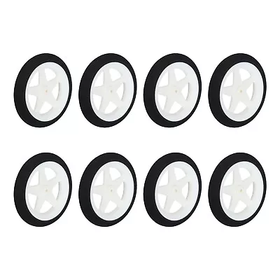 RC Airplane Wheels OD 2.24 XID 0.08  for DIY RC Model Plane 8 Pcs(White) • $15.21