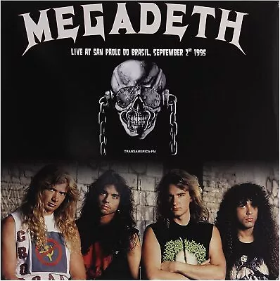 Megadeth Sao Paulo Do Brasil September 2nd 1995 (White Vinyl) Records & LPs New • $23.52