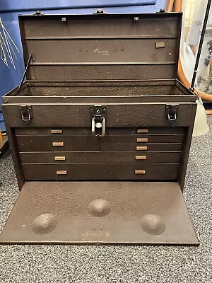 KENNEDY 520 Machinist Tool Box 7 Drawer - Vintage Metal Large Box • $185