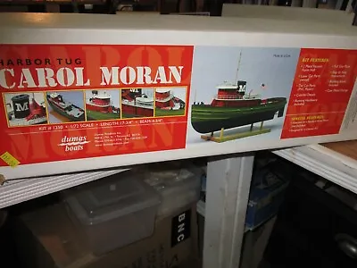 $99.99 • Buy DUMAS 1/72 SCALE 17-3/4  L Carol Moran Tugboat WOODEN Kit #1250~NEW In BOX