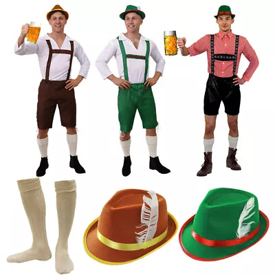 £19.99 • Buy Oktoberfest German Beer Festival Mens Fancy Dress Costumes Novelty Outfits